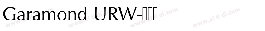 Garamond URW字体转换